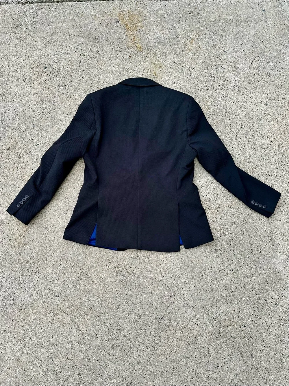 VAN HEUSEN Fashion Formals Ultra Slim Fit Black Two-Button Blazer Sport Coat, S